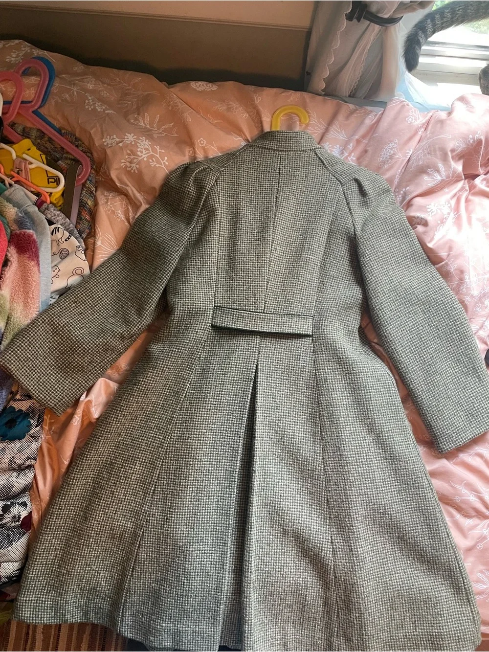 Children’s Gray Vintage Wool Blend A-Line Coat